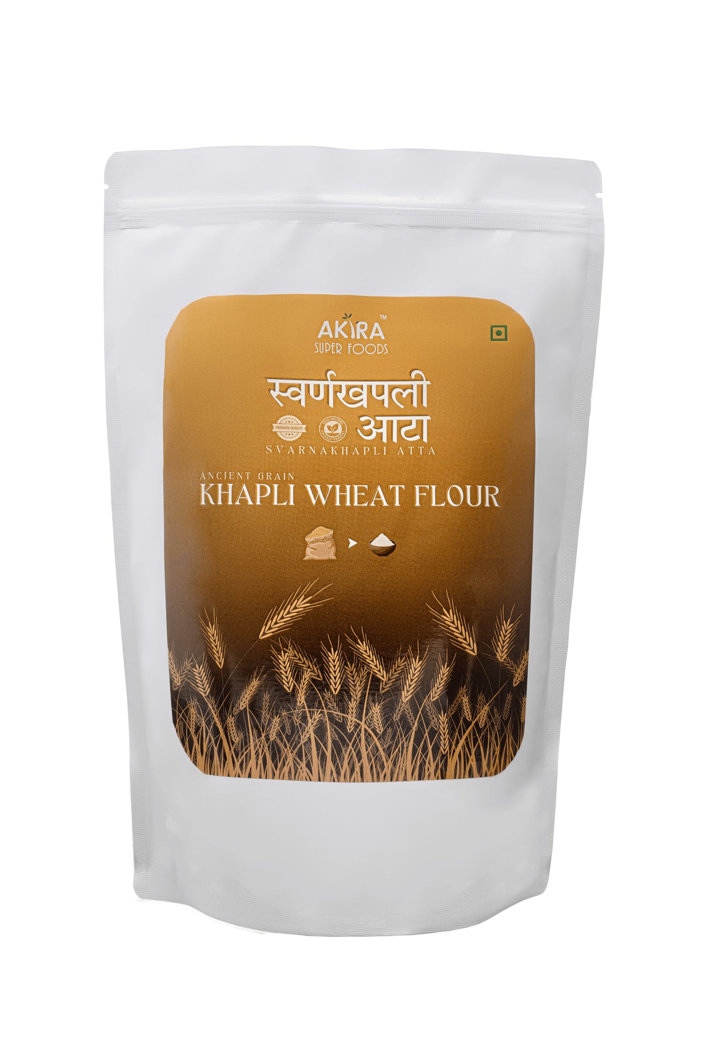Pack of 4 - Svarnakhapli Atta ( Khapli Wheat Flour ) – 100% Stone-Ground Ancient Grain
