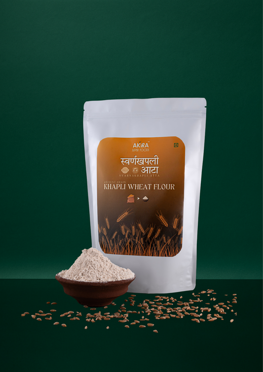 Pack of 2 - Svarnakhapli Atta ( Khapli Wheat Flour ) – 100% Stone-Ground Ancient Grain